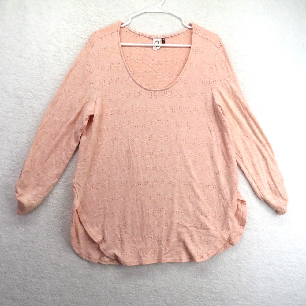 Anthropologie Akemi + Kin Sweater Womens Medium Pink Lightweight Knit Top